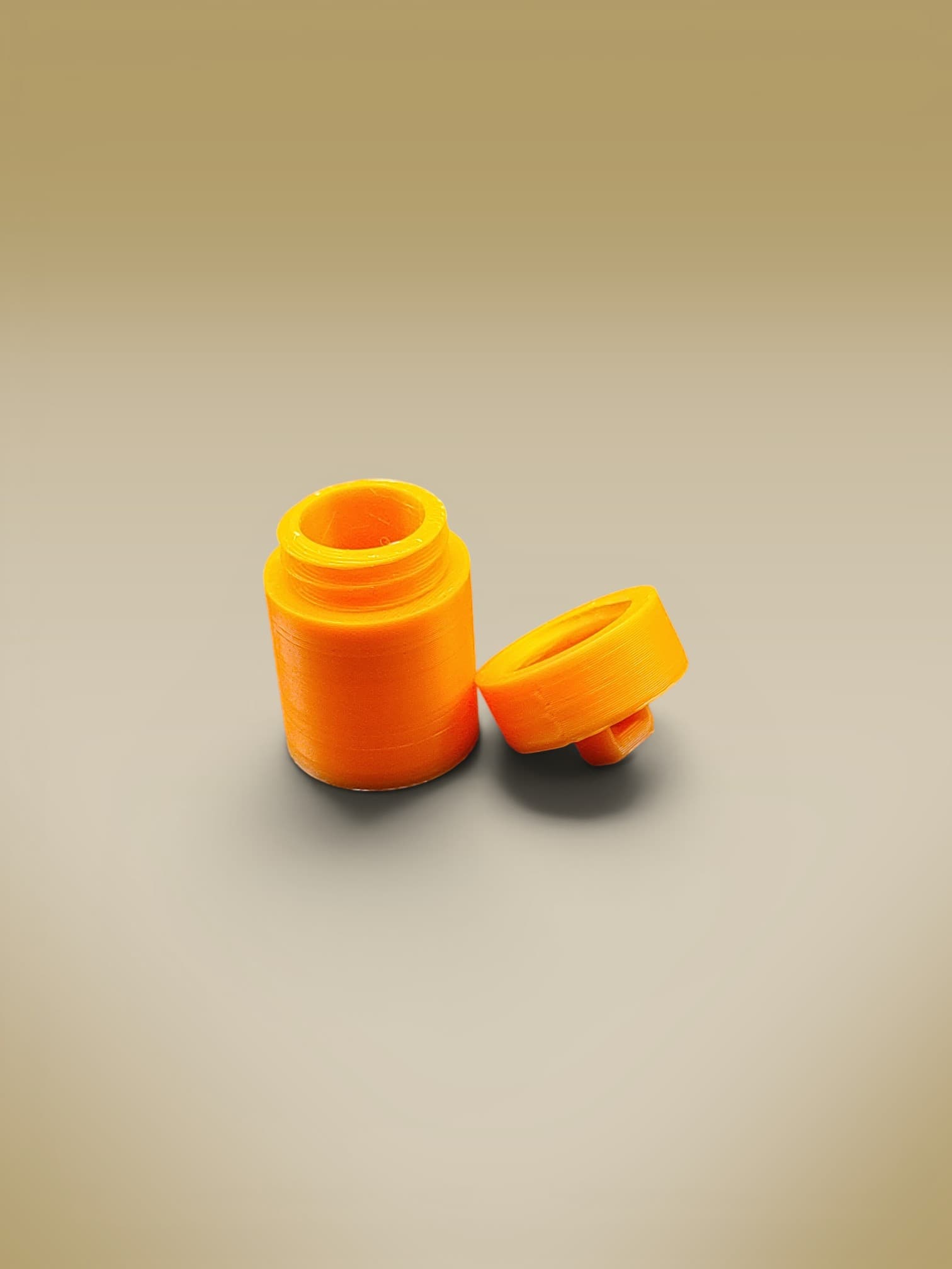 Compact Keychain Container