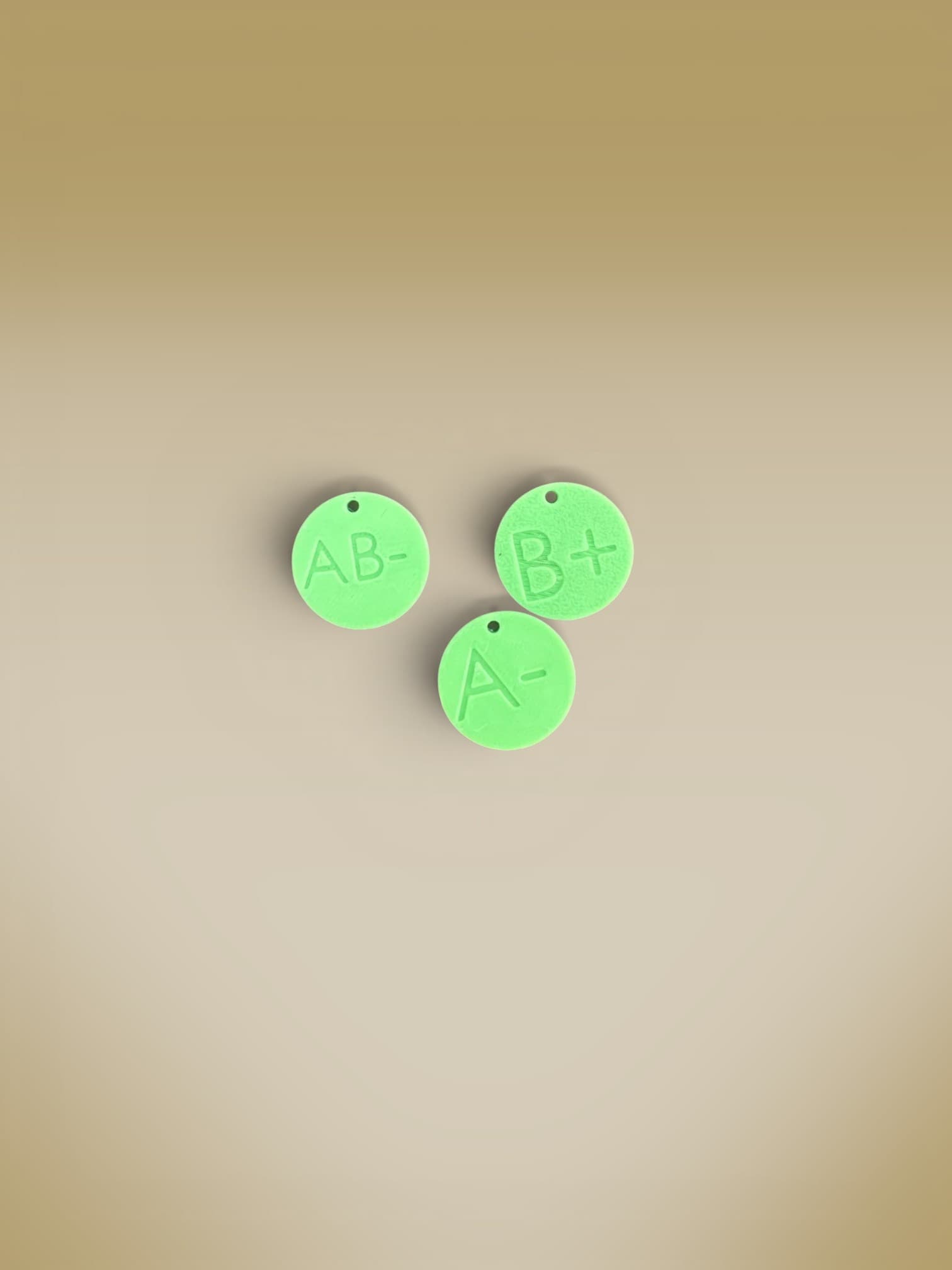 Keychain - Blood Types